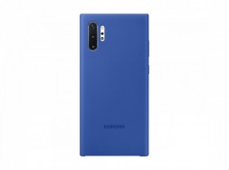 Накладка силиконовая Samsung Silicon Cover для Samsung Galaxy Note 10 Plus SM-N975 EF-PN975TLEGRU синяя
