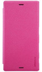 Чехол-книжка Nillkin Sparkle Series для Sony Xperia XZ розовый