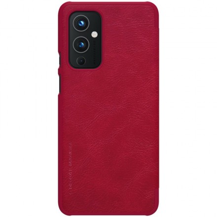 Чехол-книжка Nillkin Qin Leather Case для OnePlus 9 красный