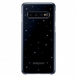 Накладка Samsung LED Cover для Samsung Galaxy S10 SM-G973 EF-KG973CBEGRU черная