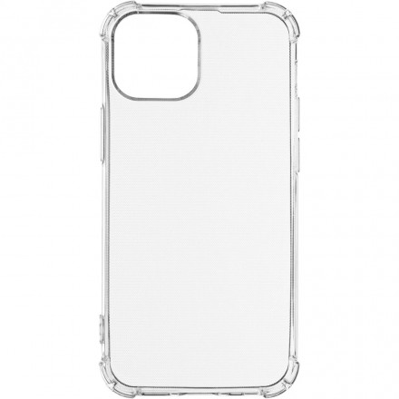 Накладка силиконовая противоударная для Apple iPhone 13 Mini прозрачная