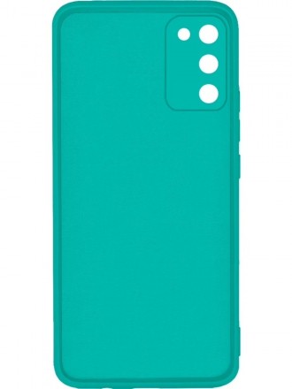 Накладка силиконовая Silicone Cover для Samsung Galaxy A03s A037 бирюзовая
