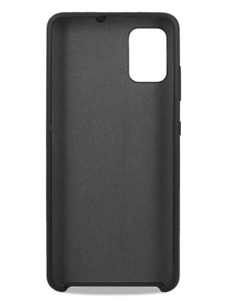 Накладка силиконовая Silicone Cover для Samsung Galaxy M51 M515 чёрная