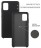 Накладка силиконовая Silicone Cover для Samsung Galaxy M51 M515 чёрная