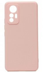Накладка силиконовая Soft Touch для Xiaomi 12 / 12X розовая