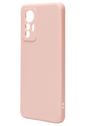 Накладка силиконовая Soft Touch для Xiaomi 12 / Xiaomi 12X / Xiaomi 12S розовая