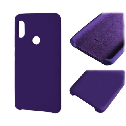 Накладка силиконовая Silicone Cover для Xiaomi Mi A2 Lite / Xiaomi Redmi 6 Pro фиолетовая