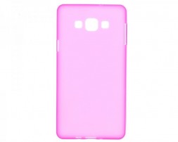 Накладка силиконовая для Samsung Galaxy A7 A700 розовая