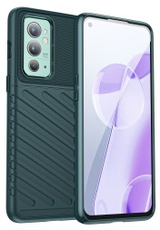 Накладка силиконовая Thunder Series для OnePlus 9RT зелёная