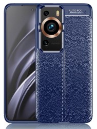 Накладка силиконовая для Huawei P60 / Huawei P60 Pro под кожу синяя