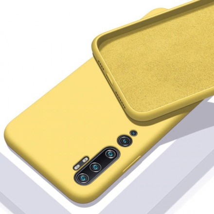Накладка силиконовая My Colors для Xiaomi Mi Note 10 / Mi Note 10 Pro желтая