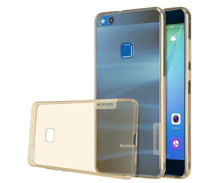 Накладка силиконовая Nillkin Nature TPU Case для Huawei P10 Lite / Nova Lite прозрачно-золотая