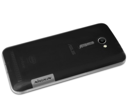 Накладка силиконовая Nillkin Nature TPU case для ASUS ZenFone 2 5.0 ZE500CL прозрачно-золотая