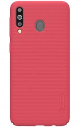 Накладка пластиковая Nillkin Frosted Shield для Samsung Galaxy M30 M305 красная