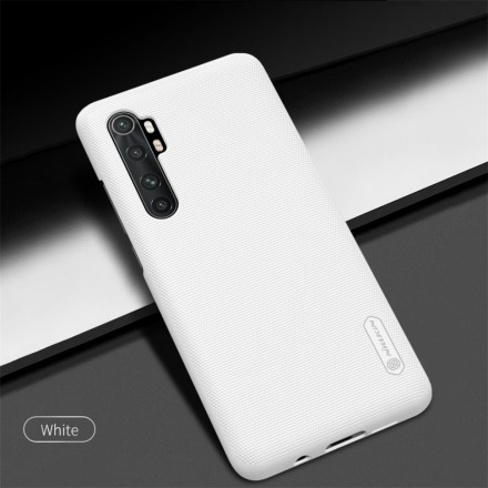 Накладка пластиковая Nillkin Frosted Shield для Xiaomi Mi Note 10 Lite белая