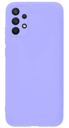 Накладка силиконовая Silicone Cover для Samsung Galaxy A23 A235 сиреневая