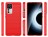 Накладка силиконовая для Xiaomi 12T / Xiaomi 12T Pro карбон сталь красная