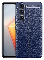 Накладка силиконовая для Samsung Galaxy S23 Plus S916 под кожу синяя