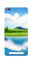 Накладка пластиковая для Xiaomi Redmi 3 Pro с рисунком &quot;Зеленая долина&quot;