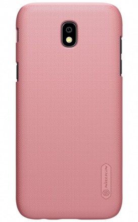 Накладка пластиковая Nillkin Frosted Shield для Samsung Galaxy J7 (2017) J730 розовая