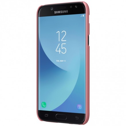 Накладка пластиковая Nillkin Frosted Shield для Samsung Galaxy J7 (2017) J730 розовая