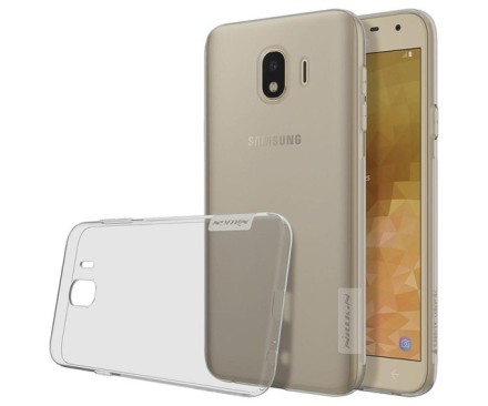 Накладка силиконовая Nillkin Nature TPU Case для Samsung Galaxy J4 (2018) J400 прозрачно-черная