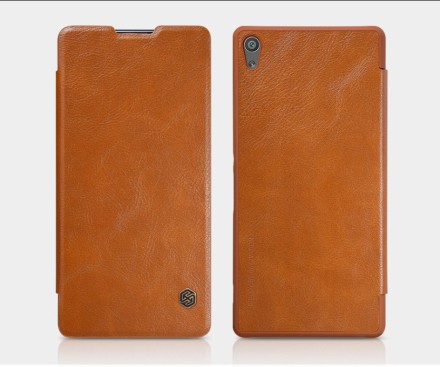 Чехол-книжка Nillkin Qin Leather Case для Sony Xperia XA Ultra коричневый