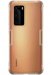 Накладка силиконовая Nillkin Nature TPU Case для Huawei P40 Pro прозрачно-черная