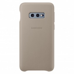 Накладка Samsung Leather Cover для Samsung Galaxy S10e SM-G970 EF-VG970LJEGRU серая