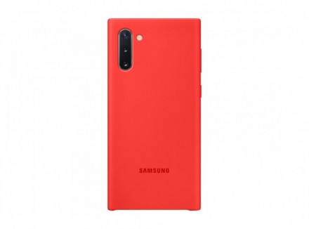Накладка Samsung Silicone Cover для Samsung Galaxy Note 10 N970 EF-PN970TREGRU красная
