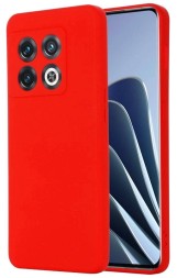 Накладка силиконовая Soft Touch для OnePlus 10T/Ace Pro красная