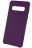 Накладка силиконовая Silicone Cover для Samsung Galaxy S10 Plus G975 фиолетовая