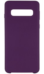 Накладка силиконовая Silicone Cover для Samsung Galaxy S10 Plus G975 фиолетовая