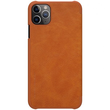 Чехол-книжка Nillkin Qin Leather Case для Apple iPhone 11 Pro коричневый