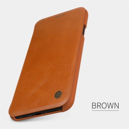 Чехол-книжка Nillkin Qin Leather Case для Apple iPhone 11 Pro коричневый