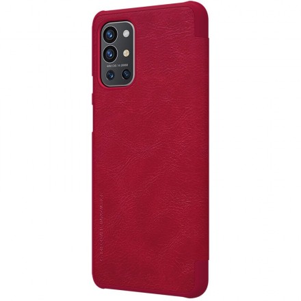 Чехол-книжка Nillkin Qin Leather Case для OnePlus 9R / OnePlus 8T красный
