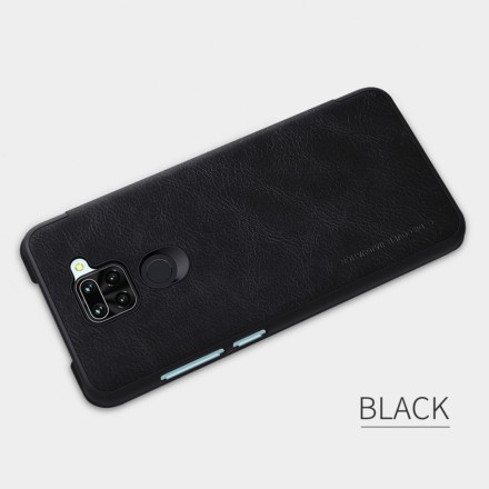 Чехол Nillkin Qin Leather Case для Xiaomi Redmi Note 9 черный