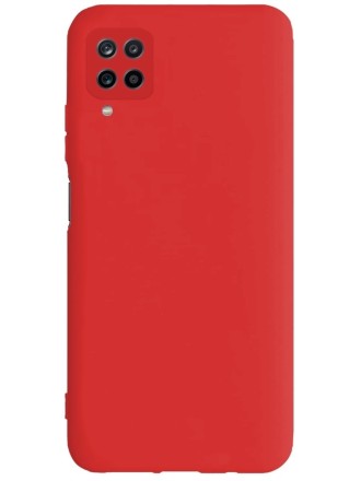 Накладка силиконовая Silicone Cover для Samsung Galaxy A22 4G / Samsung Galaxy M22 / Samsung Galaxy M32 красная