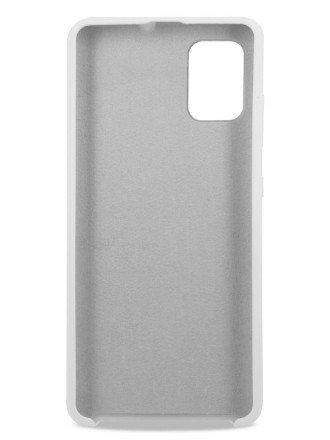 Накладка силиконовая Silicone Cover для Samsung Galaxy M51 M515 белая