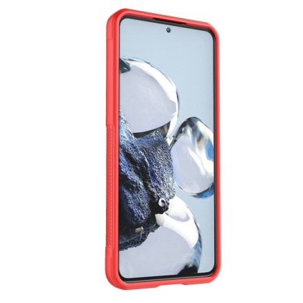 Накладка силиконовая для Xiaomi 12T / Xiaomi 12T Pro противоударная красная