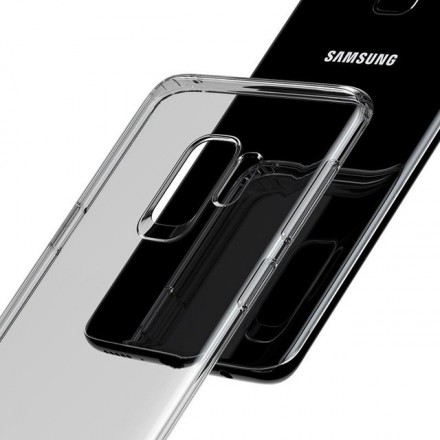 Накладка силиконовая Baseus для Samsung Galaxy S9 G960 прозрачно-черная
