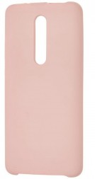 Накладка силиконовая Silicone Cover для Xiaomi Mi 9T / Mi 9T Pro / Redmi K20 / K20 Pro пудровая