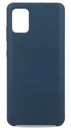 Накладка силиконовая Silicone Cover для Samsung Galaxy M51 M515 синяя
