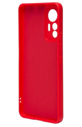 Накладка силиконовая Soft Touch для Xiaomi 12 / Xiaomi 12X / Xiaomi 12S красная