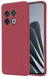 Накладка силиконовая Soft Touch для OnePlus 10T/Ace Pro бордовая