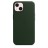 Накладка Apple Leather Case MagSafe для iPhone 13 MM173ZE/A зелёная секвойя