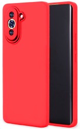 Накладка силиконовая Silicone Cover для Huawei Nova 10 Pro красная