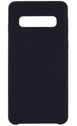 Накладка силиконовая Silicone Cover для Samsung Galaxy S10 Plus G975 черная