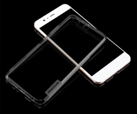 Накладка силиконовая Nillkin Nature TPU Case для Huawei P10 Plus прозрачно-черная