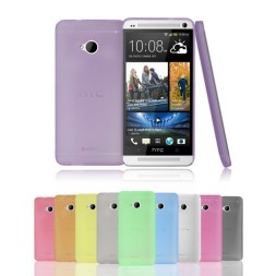 Накладка силиконовая для HTC One M8 фиолетовая